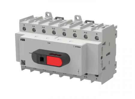 ABB OT80G2-8BS Lasttrennschalter OT Plus 80 A, Baugröße G3, 3-polig, DIN-Montage, Schraubklemmen IEC60947-3 und UL60947-4-1