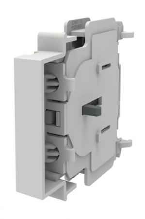ABB AUXGM3-11 Hilfskontakt 1 Öffner+1 Schließer, DIN-Montage, max. 2+2 Hilfsschalterblöcke je Seite 4Ö + 4S montierbar auf beiden Seiten für OT Plus