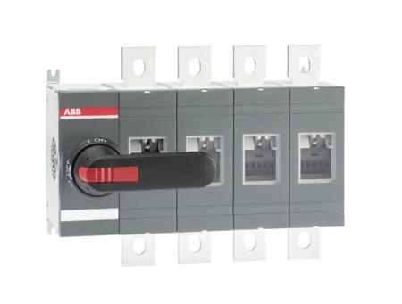 ABB OTHV800E04P 4-polig 800A m. Griff u. Welle base mounted geeignet für 800...1000VAC
