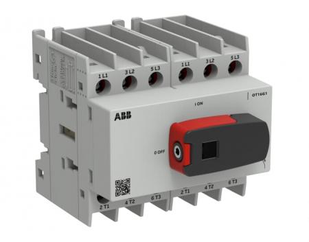 ABB OT16G1-6BS Lasttrennschalter OT Plus 16 A, Baugröße G1, 6-polig, inkl. Griff Montageplatte, Schraubklemmen IEC60947-3 und UL60947-4-1