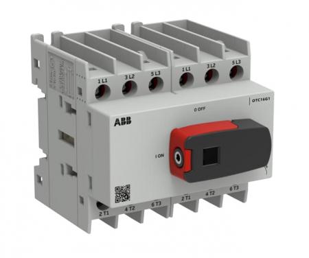 ABB OTC16G1-3BS Lastumschalter OT Plus 16A, Baugröße 1, 3-polig Montage auf Montageplatte/DIN-Schiene, nach IEC60947-3, UL98, UL60947-4-1