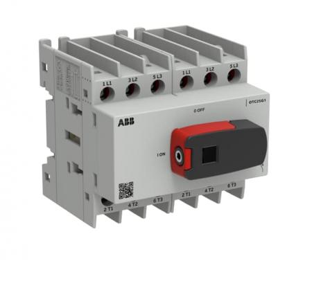 ABB OTC25G1-3BS Lastumschalter OT Plus 25A, Baugröße 1, 3-polig Montage auf Montageplatte/DIN-Schiene, nach IEC60947-3, UL98, UL60947-4-3