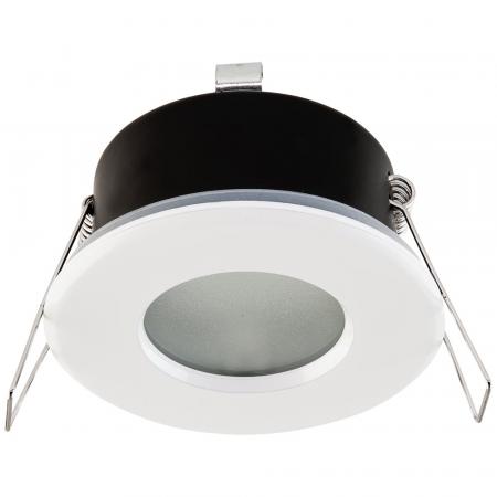 EVN 655001 Deckeneinbauleuchte Weiß IP65 Zamak 12V Einbaudurchmesser 68 mm