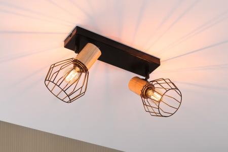 Paulmann 66767 Deckenstrahler E14 modern Lanka 20W dimmbar Schwarz