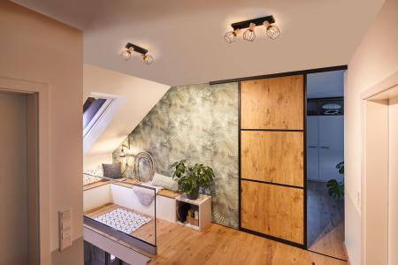 Paulmann 66767 Deckenstrahler E14 modern Lanka 20W dimmbar Schwarz