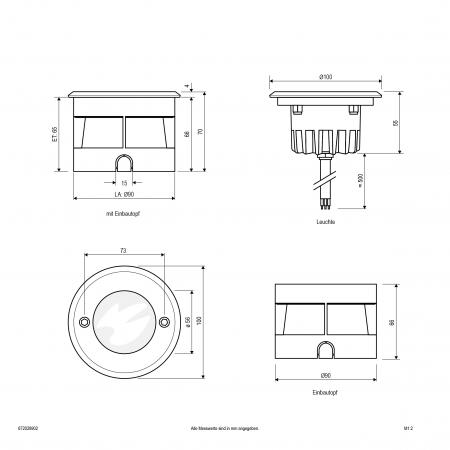 EVN LED Bodeneinbauleuchte RGBW, IP67 672029902
