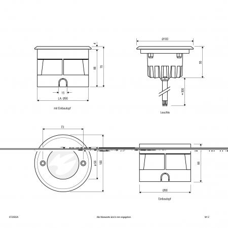 EVN LED Bodeneinbauleuchte, IP67 6722502A