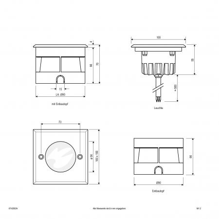 EVN LED Bodeneinbauleuchte, IP67 6742502A