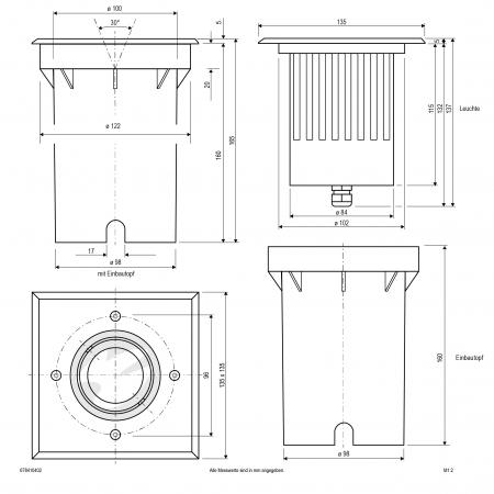 EVN Schwenkbare LED-Bodeneinbauleuchte, IP67 678410402