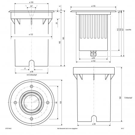 EVN Schwenkbare LED-Bodeneinbauleuchte, IP67 678710402