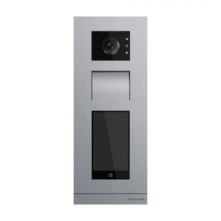 Busch-Jaeger Busch-Welcome IP Smart Video-Außenstation Touch 5 Zoll Edelstahl mit HD-Kamera, RFID-Leser und PoE