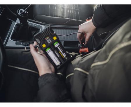 Armytek Uni C2 Steckertyp C - Universal-Ladegerät für IMR, Li-Ion 4.2V, Li-Ion 4.35V, Ni-MH, Ni-Cd und Li-FePO 4 - Akkus