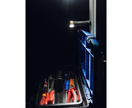 Armytek Wizard C2 Magnet USB Taschenlampe und Stirnlampe 3n1 mit Magnethalterung akkubetrieben (Warmes Licht)