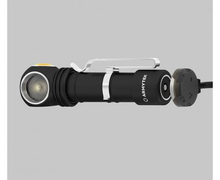 Armytek Wizard C2 Pro Magnet Taschen- und Stirnlampe mit Magnethalterung akkubetrieben warmweißes Licht