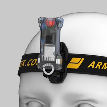 Armytek Zippy Extended Set WR (Blue Sapphire) 3 in 1, Multitaschenlampe, Schlüsselbundlampe, Stirnlampe, mit Clip