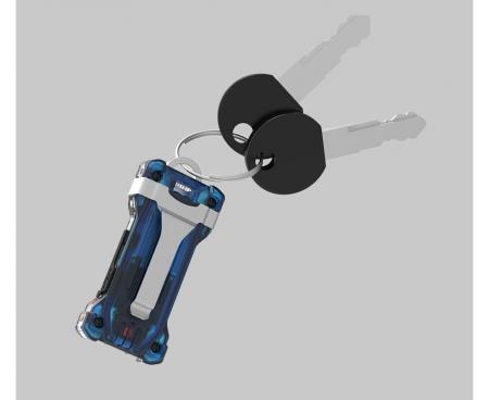 Armytek Zippy Extended Set WR (Blue Sapphire) 3 in 1, Multitaschenlampe, Schlüsselbundlampe, Stirnlampe, mit Clip