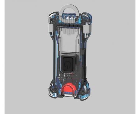 Armytek Zippy Extended Set WR (Blue Sapphire) 3 in 1, Multitaschenlampe, Schlüsselbundlampe, Stirnlampe, mit Clip