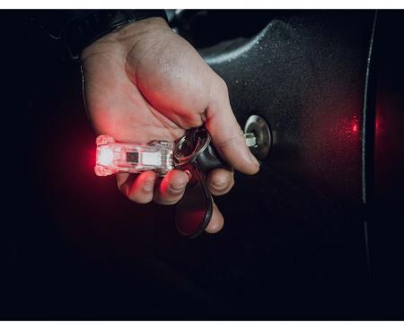 Armytek Zippy Extended Set WR (Red Ruby), Multitaschenlampe, Schlüsselbundlampe, Stirnlampe, mit Clip