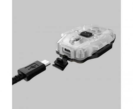 Armytek Crystal Grey WUV Multifunktionslampe Taschen- und Stirnlampe Micro USB-Anschluss