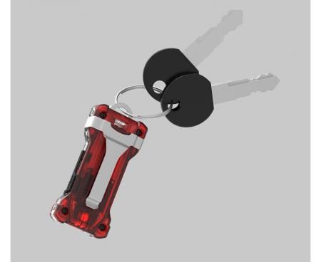 Armytek Zippy Extended Set WR (Red Ruby), Multitaschenlampe, Schlüsselbundlampe, Stirnlampe, mit Clip