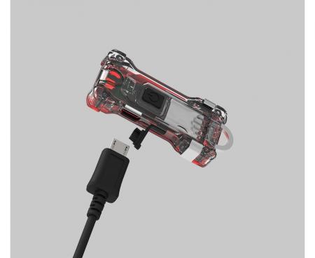 Armytek Zippy Extended Set WR (Red Ruby), Multitaschenlampe, Schlüsselbundlampe, Stirnlampe, mit Clip