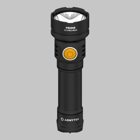 Armytek Prime C2 Pro Max Magnet USB Taschenlampe mit Magnethalterung akkubetrieben Warmes Licht