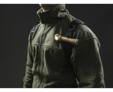 Armytek Wizard C2 Pro Magnet USB Sand Taschen- und Stirnlampe mit Magnethalterung akkubetrieben weißes Licht