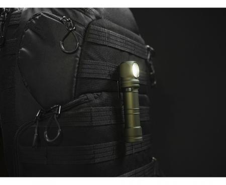 Armytek Wizard C2 Pro Max Magnet USB Olive Taschen- und Stirnlampe mit Magnethalterung / Stirnhalterung akkubetrieben weißes Licht