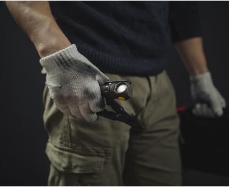 Armytek Wizard C2 Pro Max Magnet USB Olive Taschen- und Stirnlampe mit Magnethalterung / Stirnhalterung akkubetrieben weißes Licht