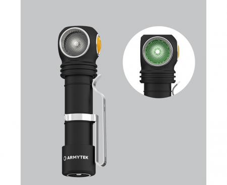 Armytek  Wizard C2 WG Warm LED Stirnlampe und Taschenlampe akkubetrieben Magnet USB Warmweißes Licht