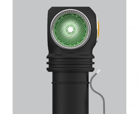Armytek  Wizard C2 WG Warm LED Stirnlampe und Taschenlampe akkubetrieben Magnet USB neutralweißes und grünes Licht