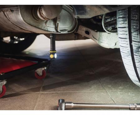 Armytek Elf C2 USB-C Taschen- und Stirnlampe mit Magnethalterung / Stirnhalterung akkubetrieben Warmes Licht