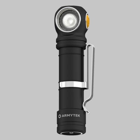 Armytek Wizard C2 Pro Max Stirnlampe und Taschenlampe akkubetrieben neutralweißes licht