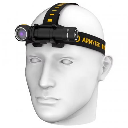 Armytek Wizard C2 WUV Magnet USB White PCB Stirnlampe und Taschenlampe akkubetrieben