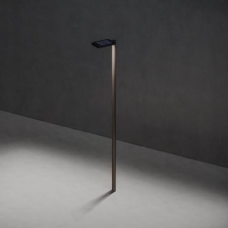 Sigor Klewe Link-Leuchtenkopf ohne Mast Akkusolarleuchte 5W 425lm IP65 3000K 8800mAh Ra80 anthrazit