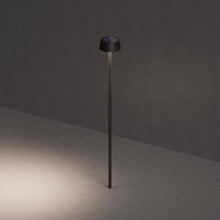 250cm Sigor Klewe Sundress Akku-Solarleuchte 4,4W 427lm IP65 3000K 8800mAh Ra80 anthrazit