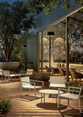 250cm Sigor Klewe Sundress Akku-Solarleuchte 4,4W 427lm IP65 3000K 8800mAh Ra80 anthrazit