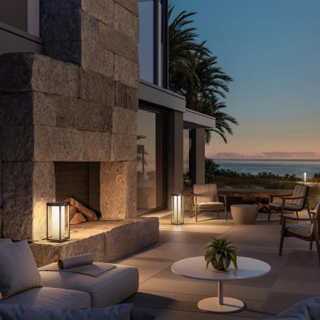 Sigor Klewe Radia Mini Moon Akku-Solarleuchte 350mm 2,2W 152lm IP65 3000K 2200mAh Ra80 anthrazit