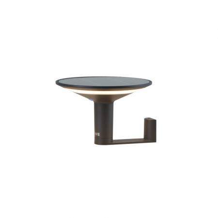 Sigor Klewe Keope Wall Akku-Solarleuchte 135mm 3W 231lm IP65 3000K 4400mAh Ra80 graphitgrau