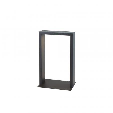 Sigor Klewe Axis Mini Akku-Solarleuchte 400mm 2,5W 170lm IP65 3000K 3000mAh Ra80 graphitgrau