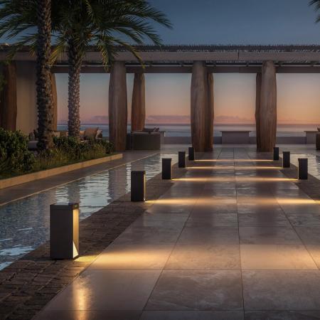 Sigor Klewe Milio Full Akku-Solarleuchte 350mm 2,2W 114lm IP65 3000K 2200mAh Ra80 graphitgrau 120 °