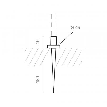 Sigor Klewe Stem Stahlspieß