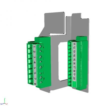 ABB MP-XR2/3-P8-S XR2/3 Multistecker 8-polig für Stromwandler m. Schraubbefestigung