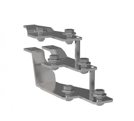 ABB CL-ZLBM/ZHBM123-2X300 Doppelanschluss für Kabelschuh 2x300 mm² VPE 3, für Al/Cu