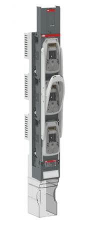 ABB ZHBM3-3P-V-EFM Sicherungslasttrennschalter 3-polig schaltbar High Version 3xV-Klemme NH-Si. Gr. 3 Phasenabstand 185 mm Si-Überw für Al/Cu Anschluss geeignet