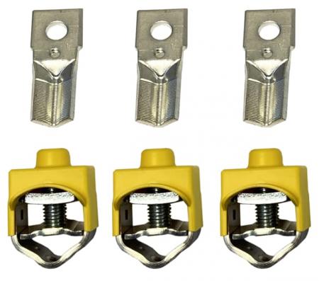 ABB VC-ZLBM/ZHBM123-300-STS V-Klemmensatz Kabelquerschnitt 120-300mm² VPE 3 incl. Isolierkappe für Al/Cu