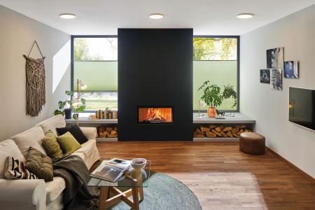 Abia LED-Deckenpanel 30x30cm quadratisch & flach Weiß mit warmweißem Wohnlicht Paulmann 70900