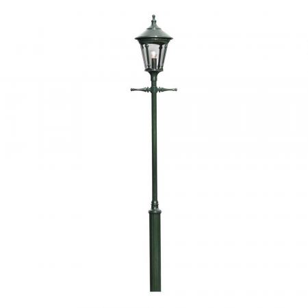 Leuchtenkopf Virgo Leuchtenkopf Konstsmide 570-600 grün lackiertes Aluminium, rauchfarbenes Acrylglas, handmade in EU