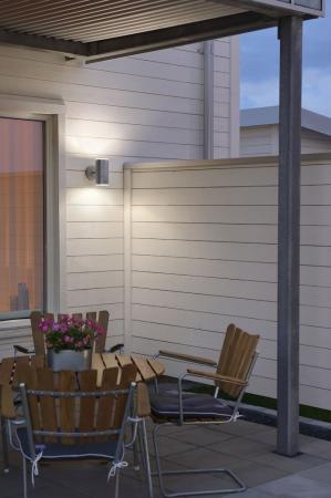 Konstsmide 590-320 Ull Wandleuchte galvanisierter Stahl, Polycarbonat Glas (bruchsicher und schlagfest), handmade in EU