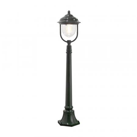 Konstsmide 7225-600 Parma Wegeleuchte grün lackiertes Aluminium, klares Acrylglas